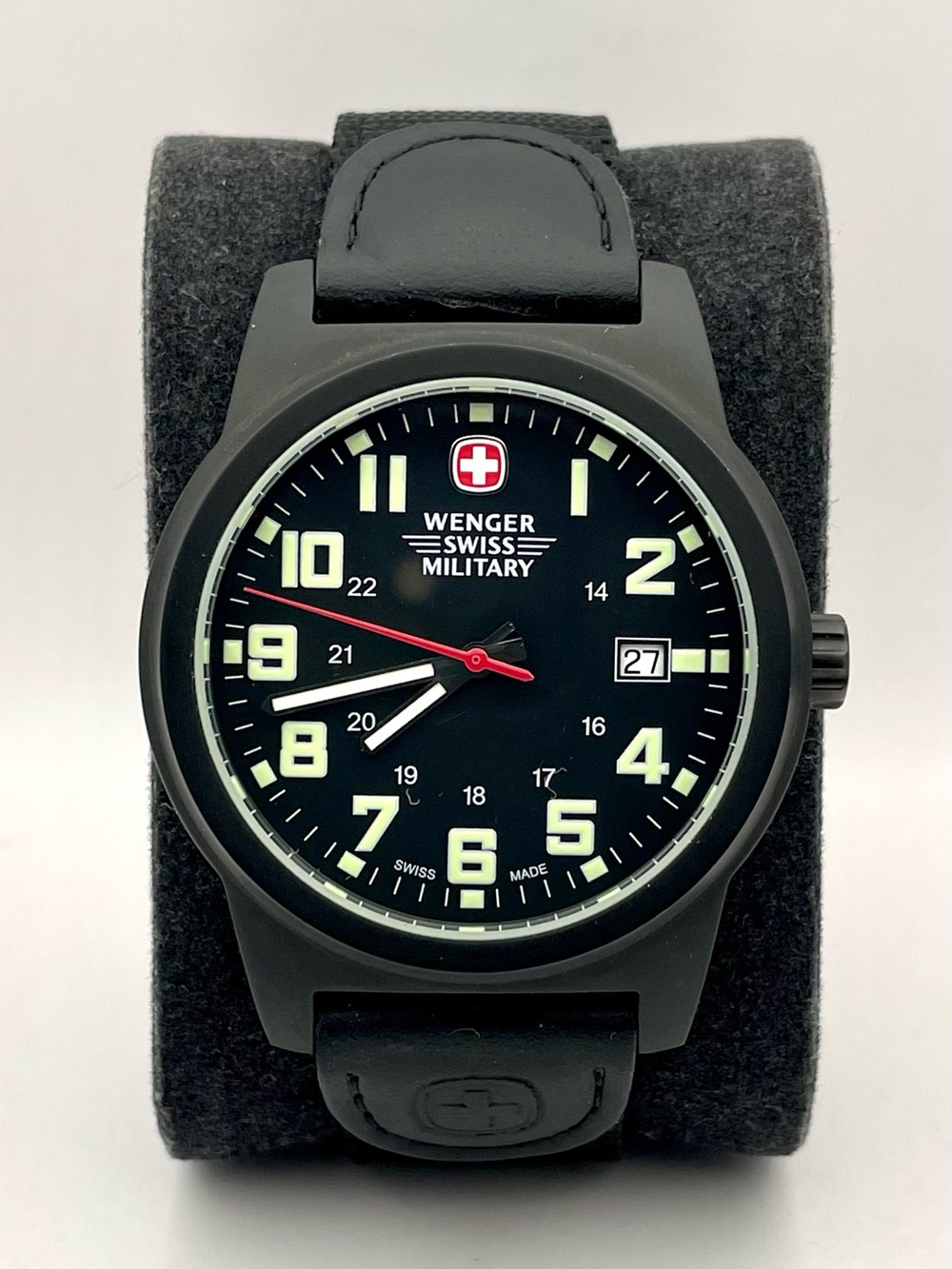 Wenger Swiss Military 7191X 41mm Black Tactical Men’s Watch - Serviced